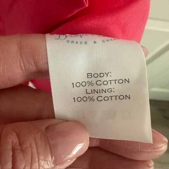 Draper James Grace and Charm 100% Cotton Button Down Shirt Dress Size: 8 - Picture 10 of 10